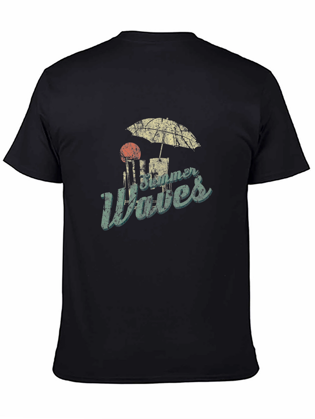 Summer Waves Graphic T-Shirt - Beach Style