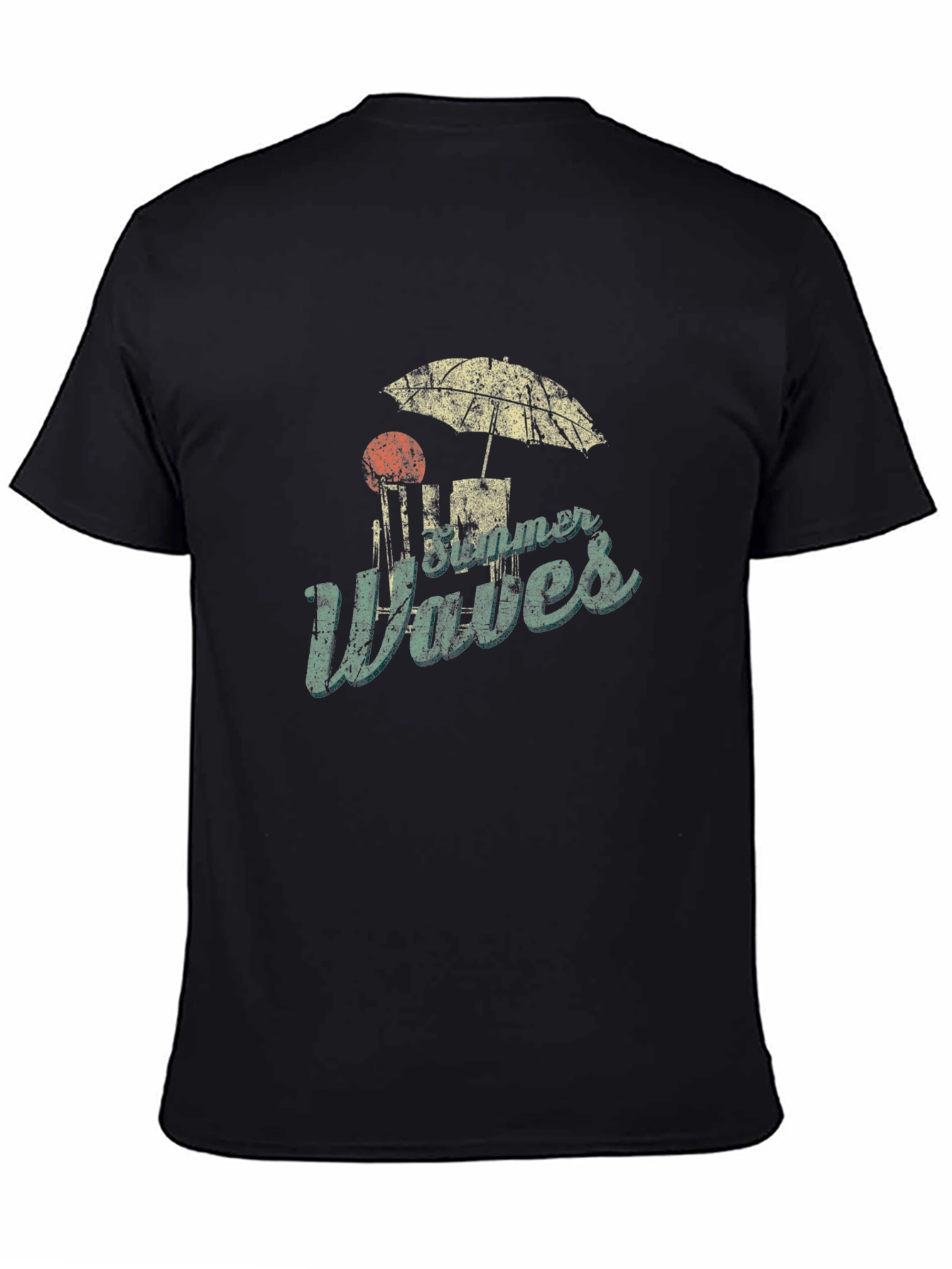 Summer Waves Graphic T-Shirt - Beach Style