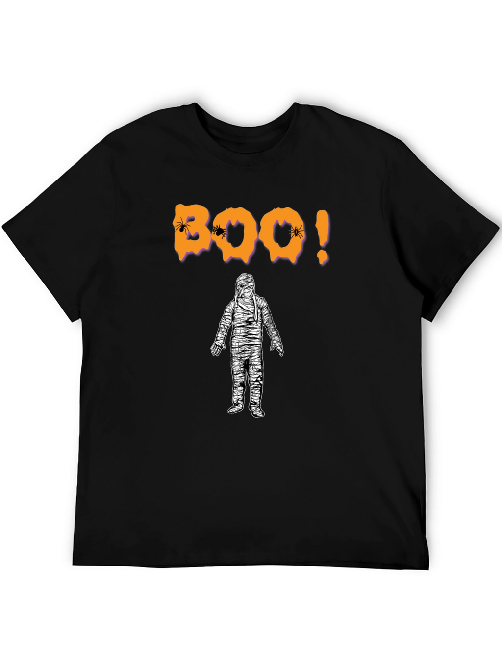 Boo! Halloween Mummy Graphic T-Shirt