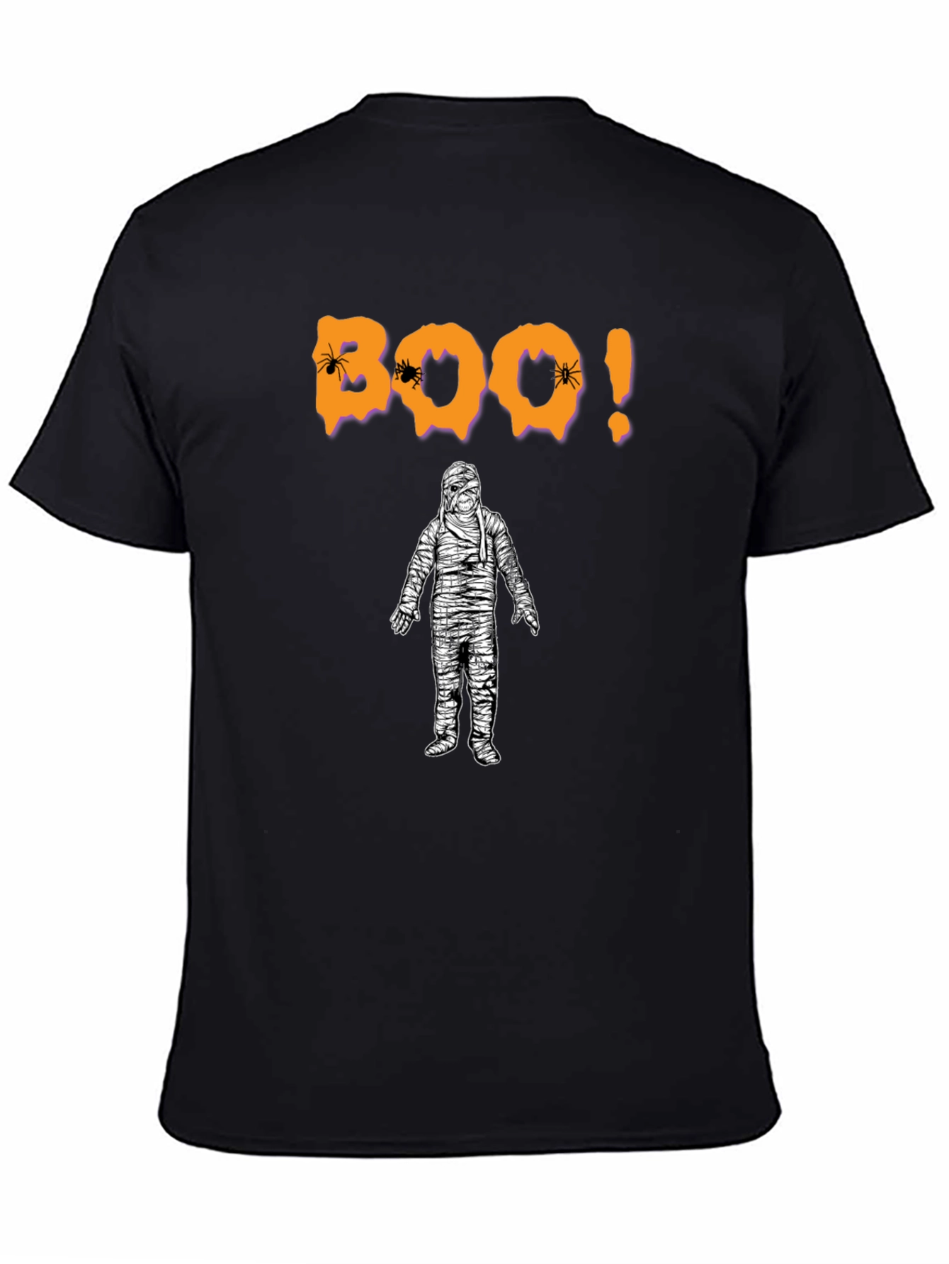 Boo! Halloween Mummy Graphic T-Shirt