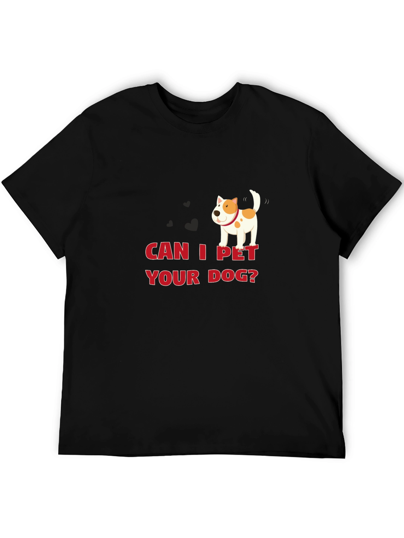 Can I Pet Your Dog T-Shirt - Cute Cartoon Dog Tee