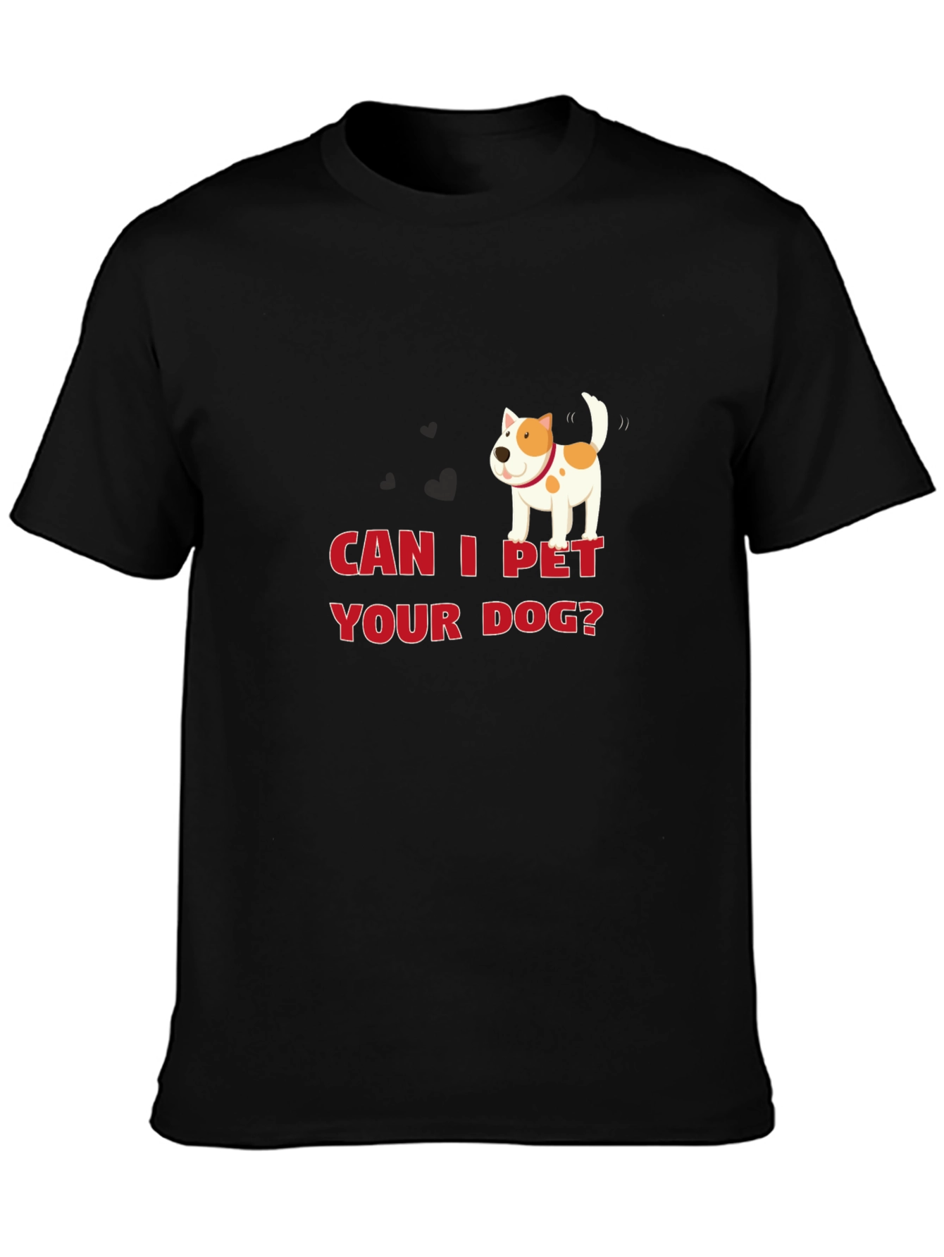 Can I Pet Your Dog T-Shirt - Cute Cartoon Dog Tee