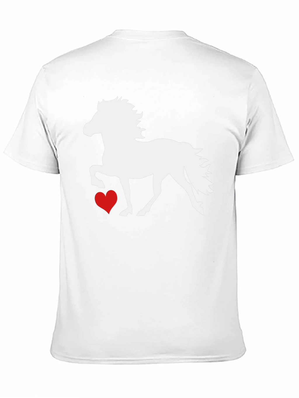 Horse and Heart Graphic T-Shirt