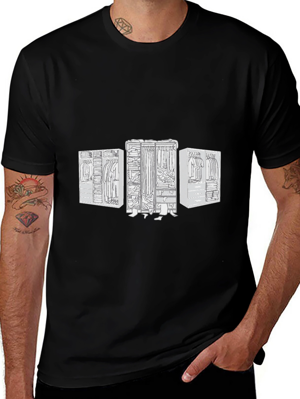 Closet Wardrobe Funny T-Shirt