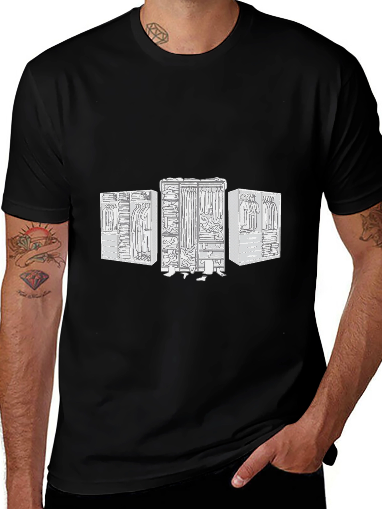 Closet Wardrobe Funny T-Shirt