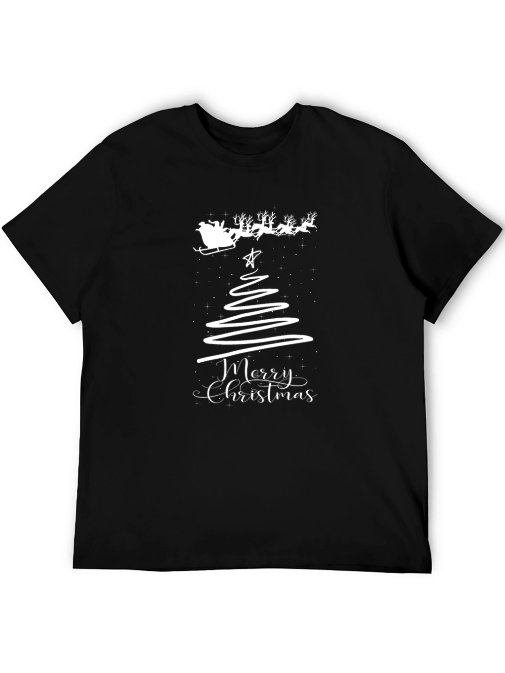 Festive Merry Christmas Graphic Tee