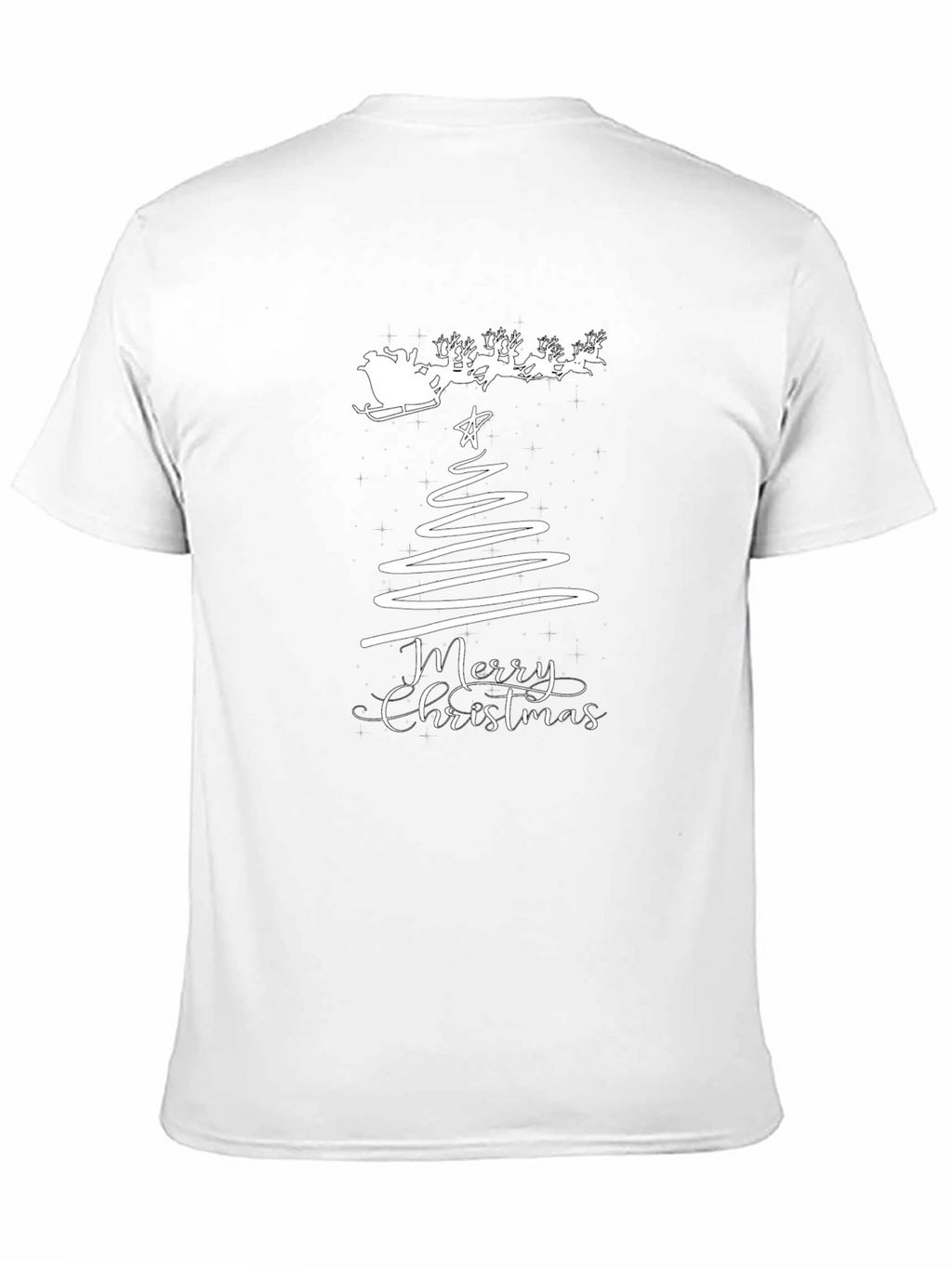 Festive Merry Christmas Graphic Tee