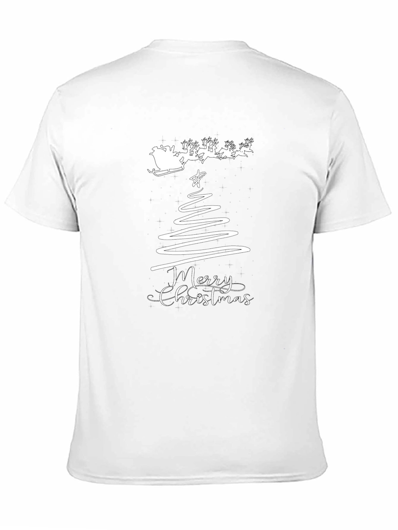 Festive Merry Christmas Graphic Tee