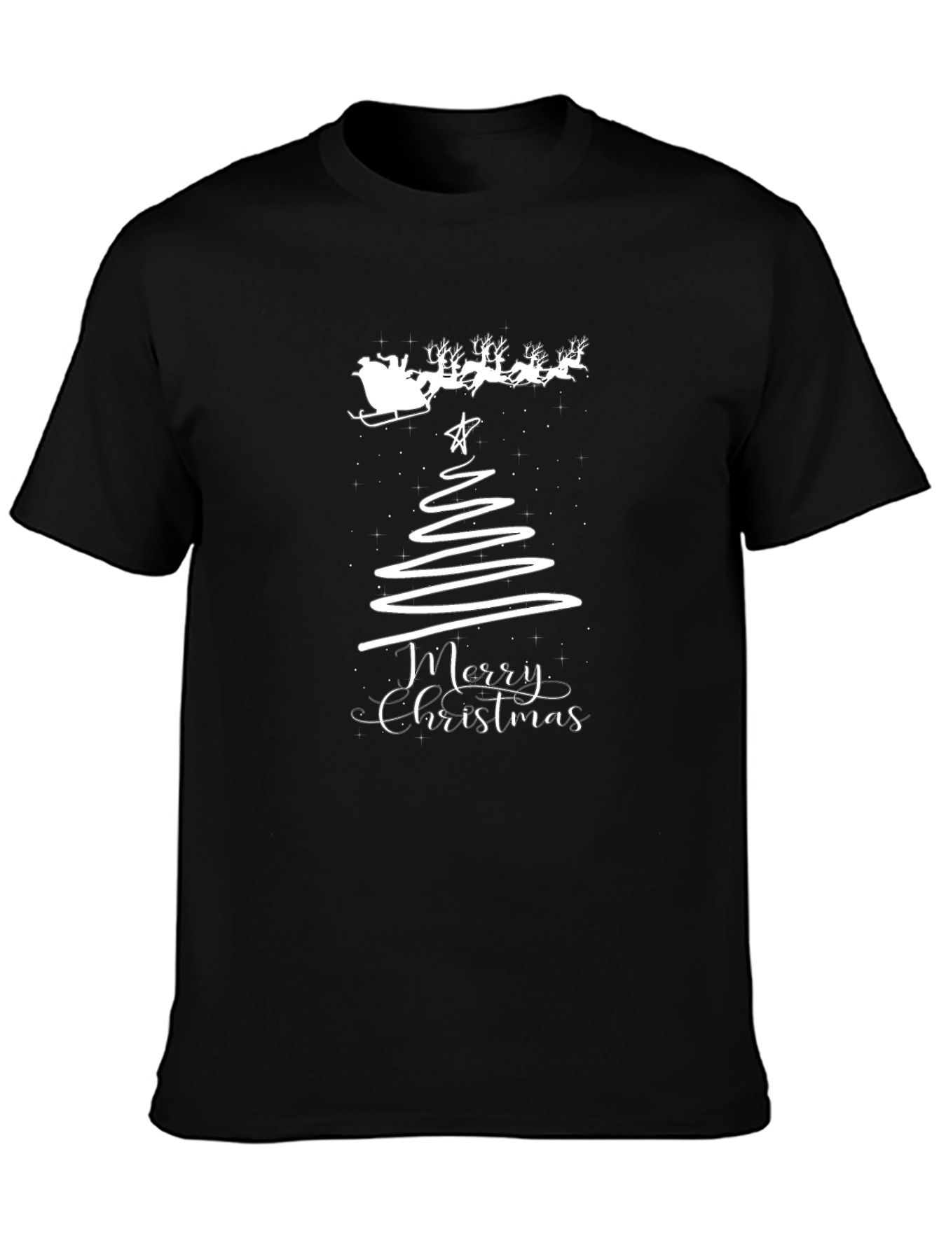 Festive Merry Christmas Graphic Tee