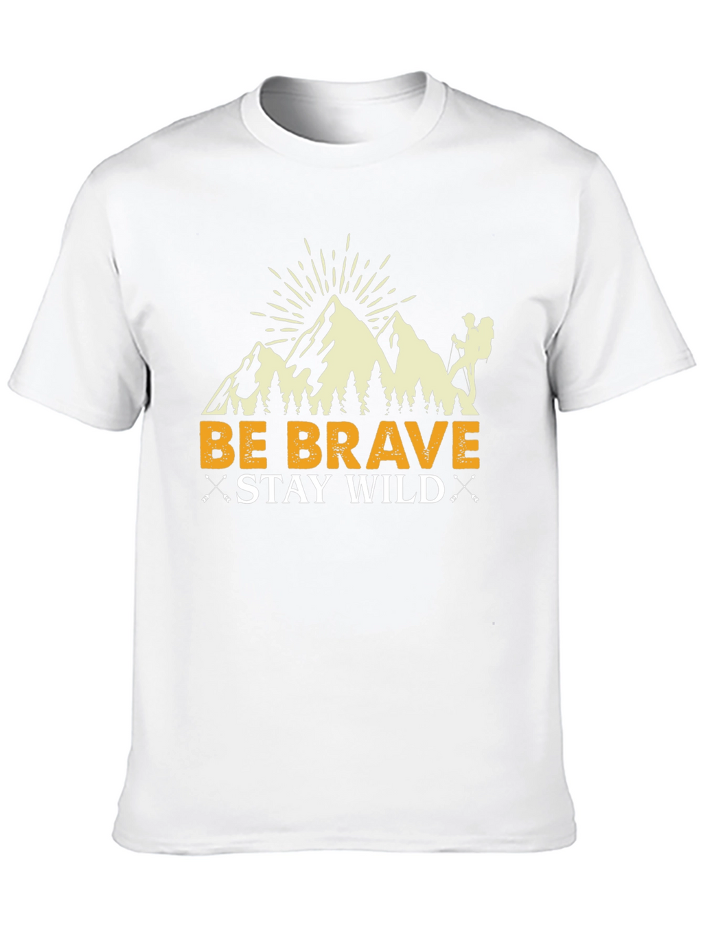 Be Brave Stay Wild Graphic T-Shirt