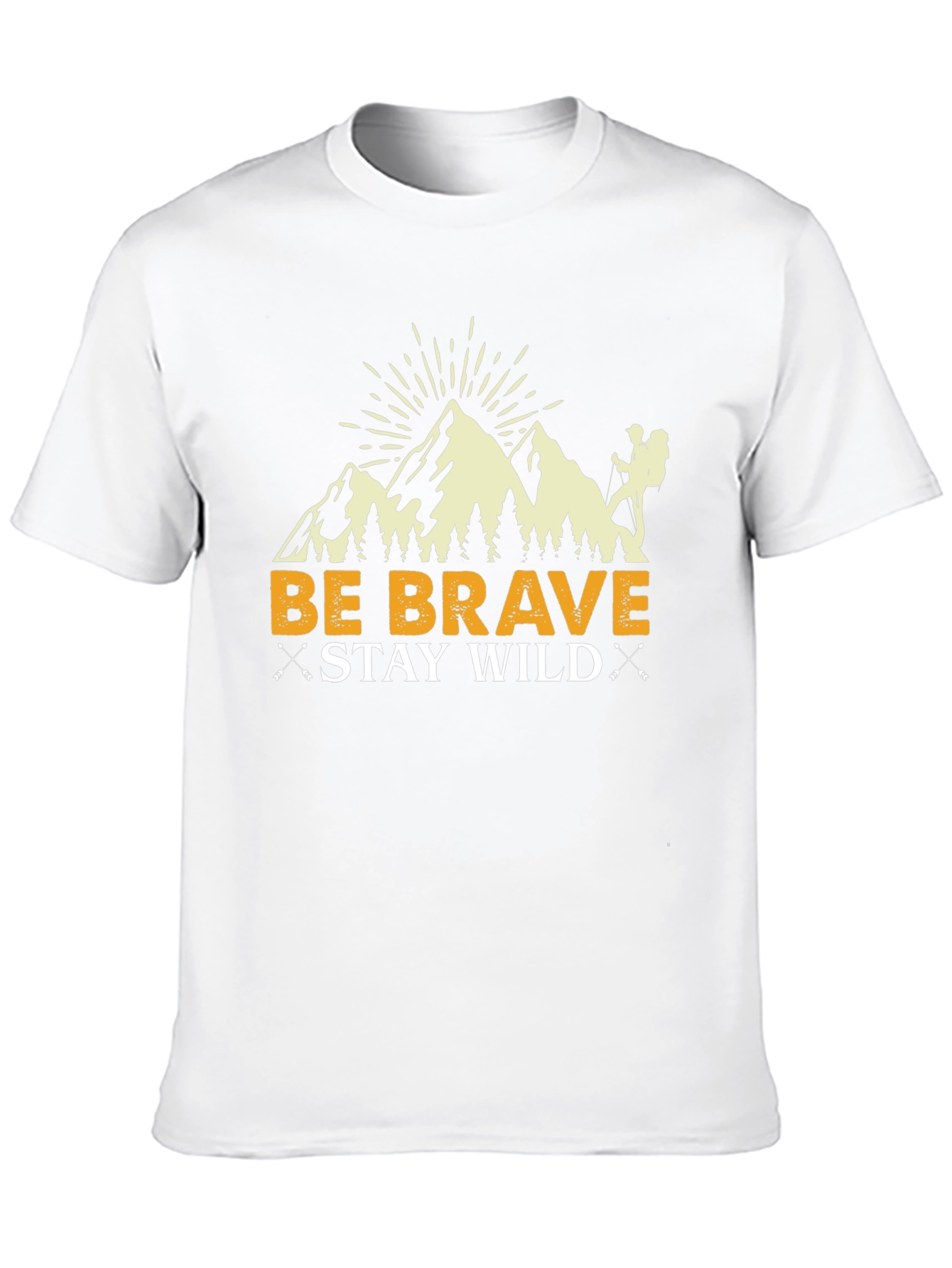 Be Brave Stay Wild Graphic T-Shirt