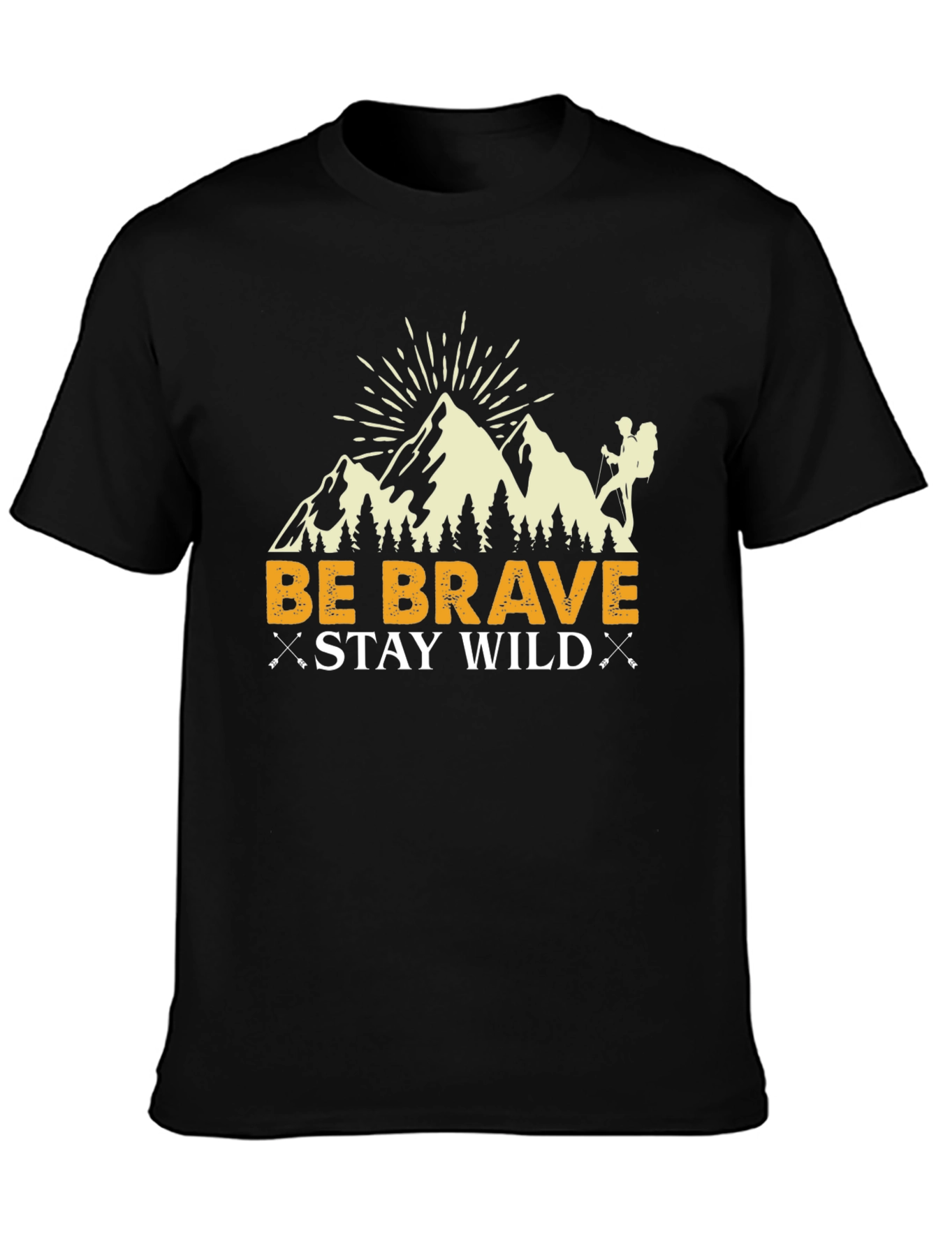 Be Brave Stay Wild Graphic T-Shirt