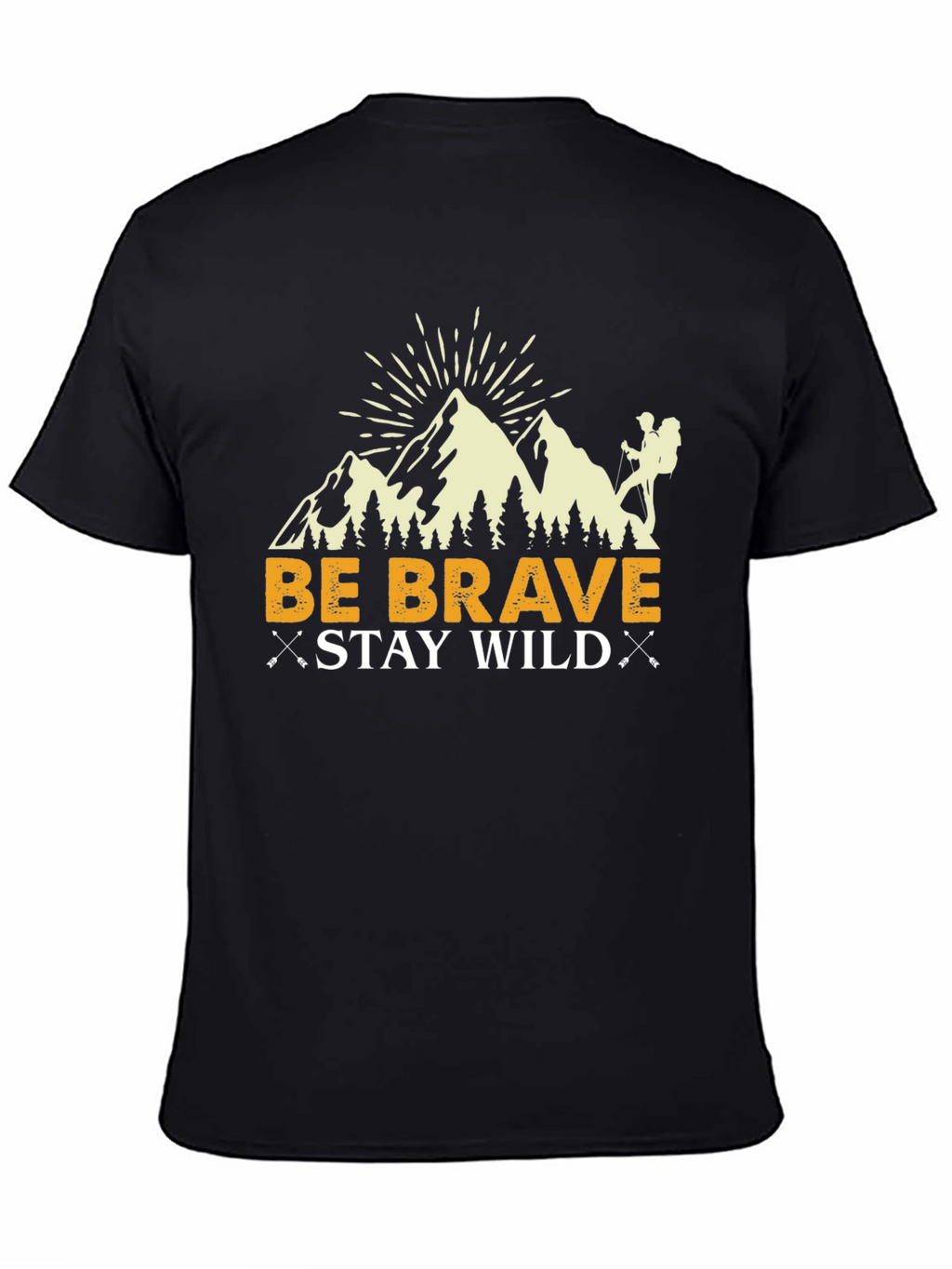 Be Brave Stay Wild Graphic T-Shirt