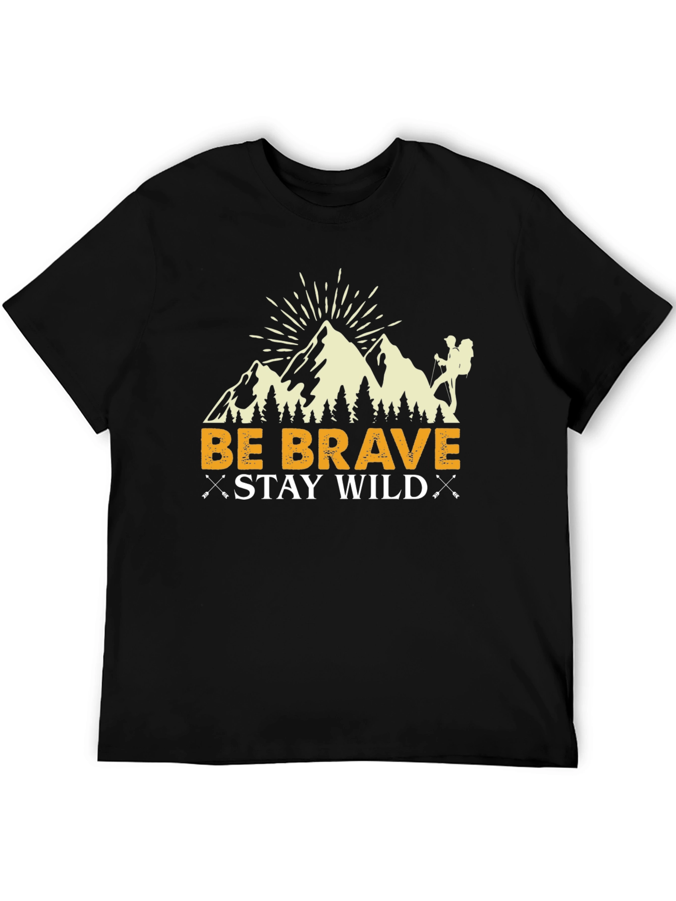 Be Brave Stay Wild Graphic T-Shirt