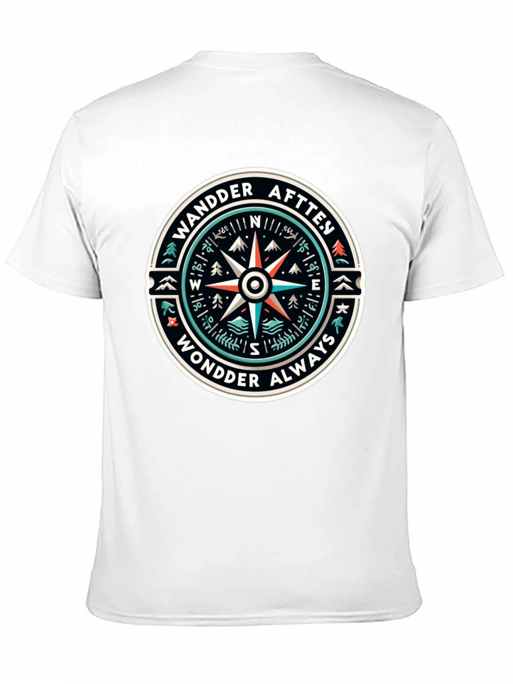 Wander Always Compass Graphic T-Shirt