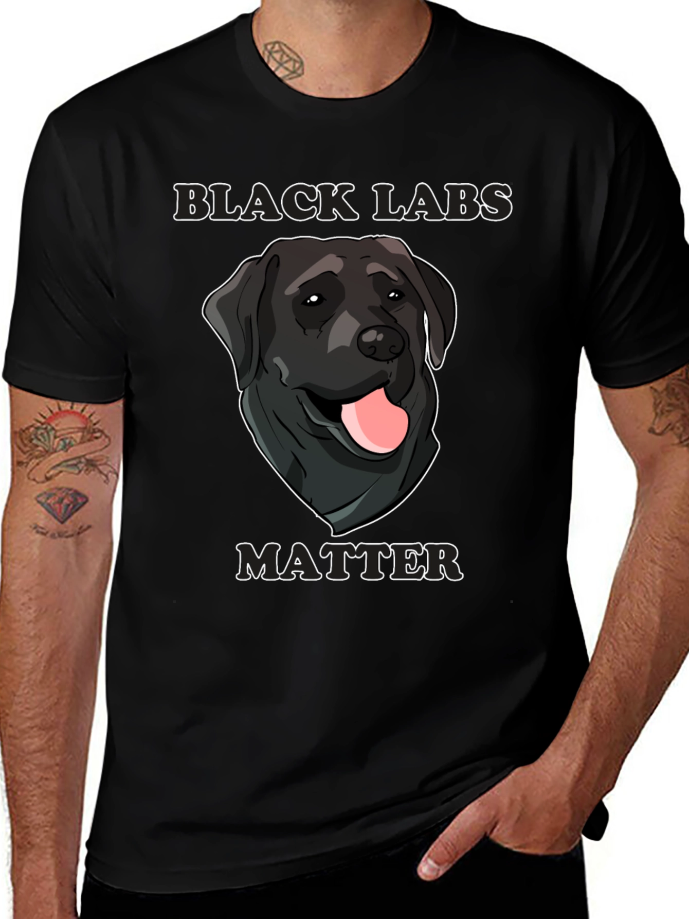 Black Labs Matter T-Shirt | Dog Lover Tee