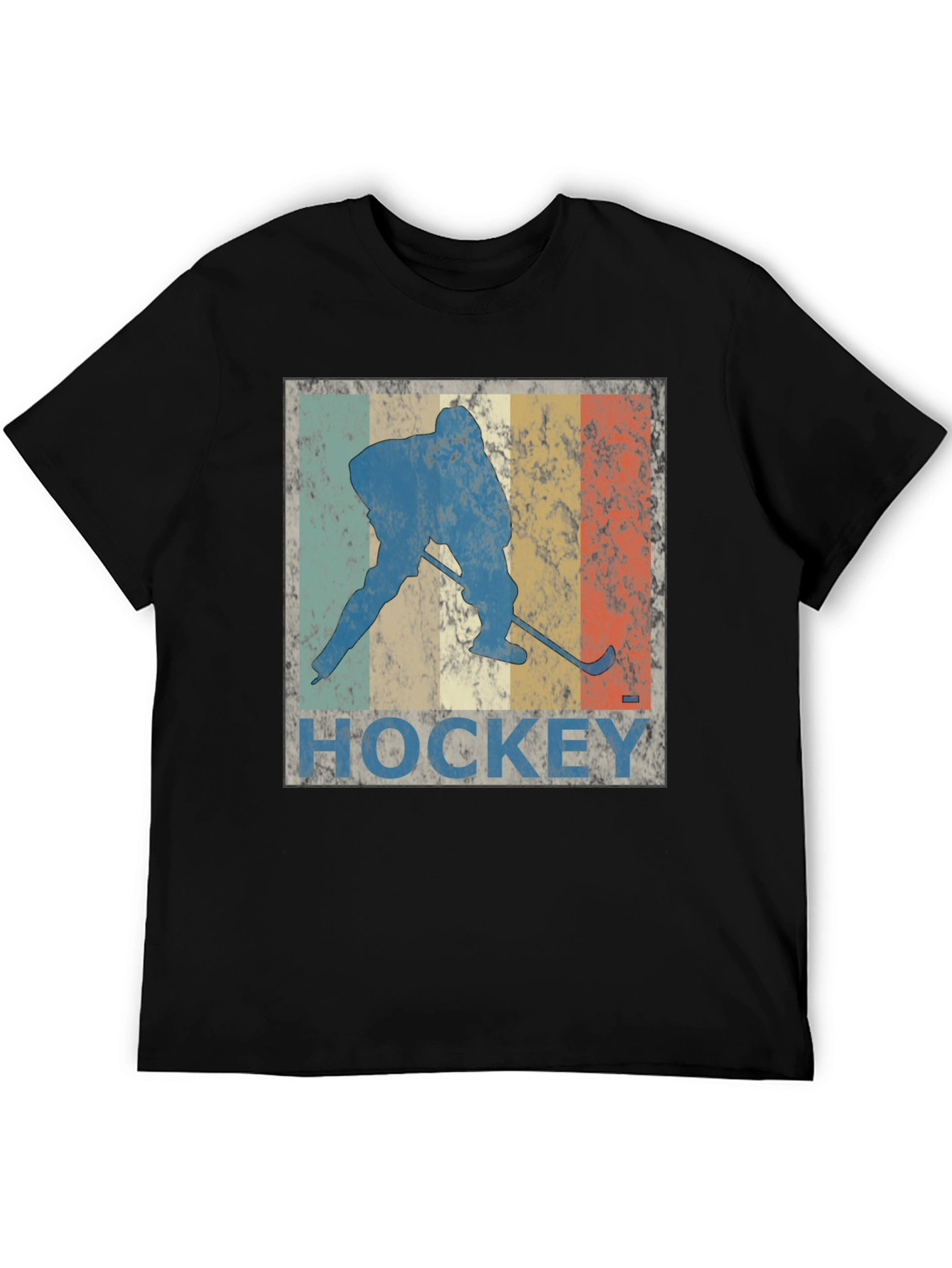 Vintage Hockey Player Graphic Tee
