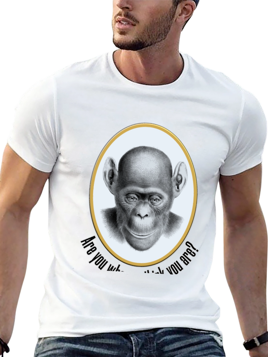 Chimpanzee T-Shirt - Are You Who You Are?
