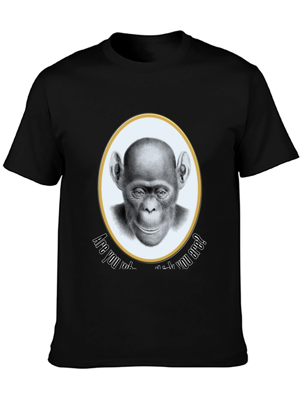 Chimpanzee T-Shirt - Are You Who You Are?