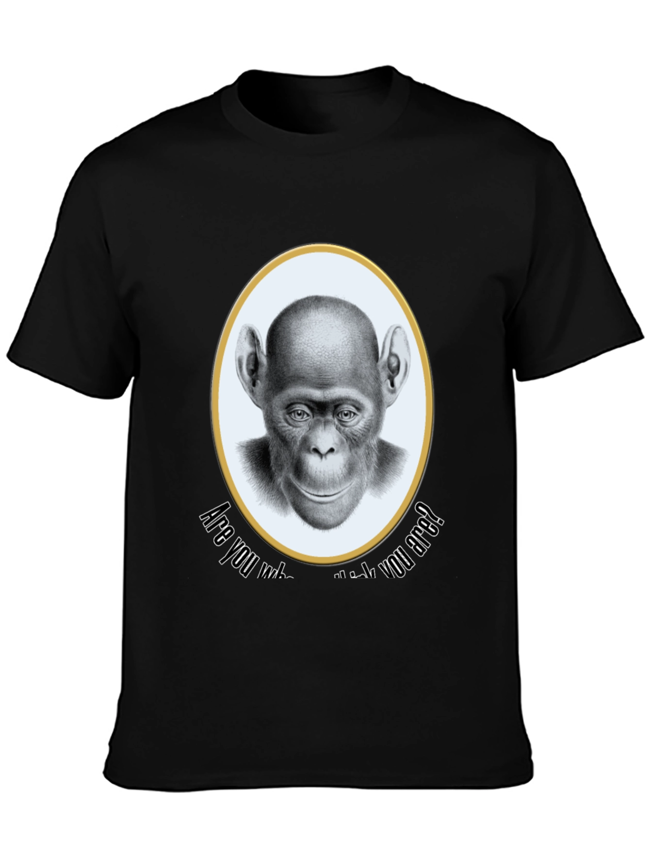 Chimpanzee T-Shirt - Are You Who You Are?