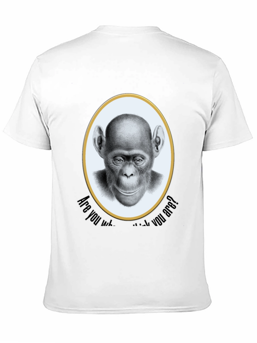 Chimpanzee T-Shirt - Are You Who You Are?