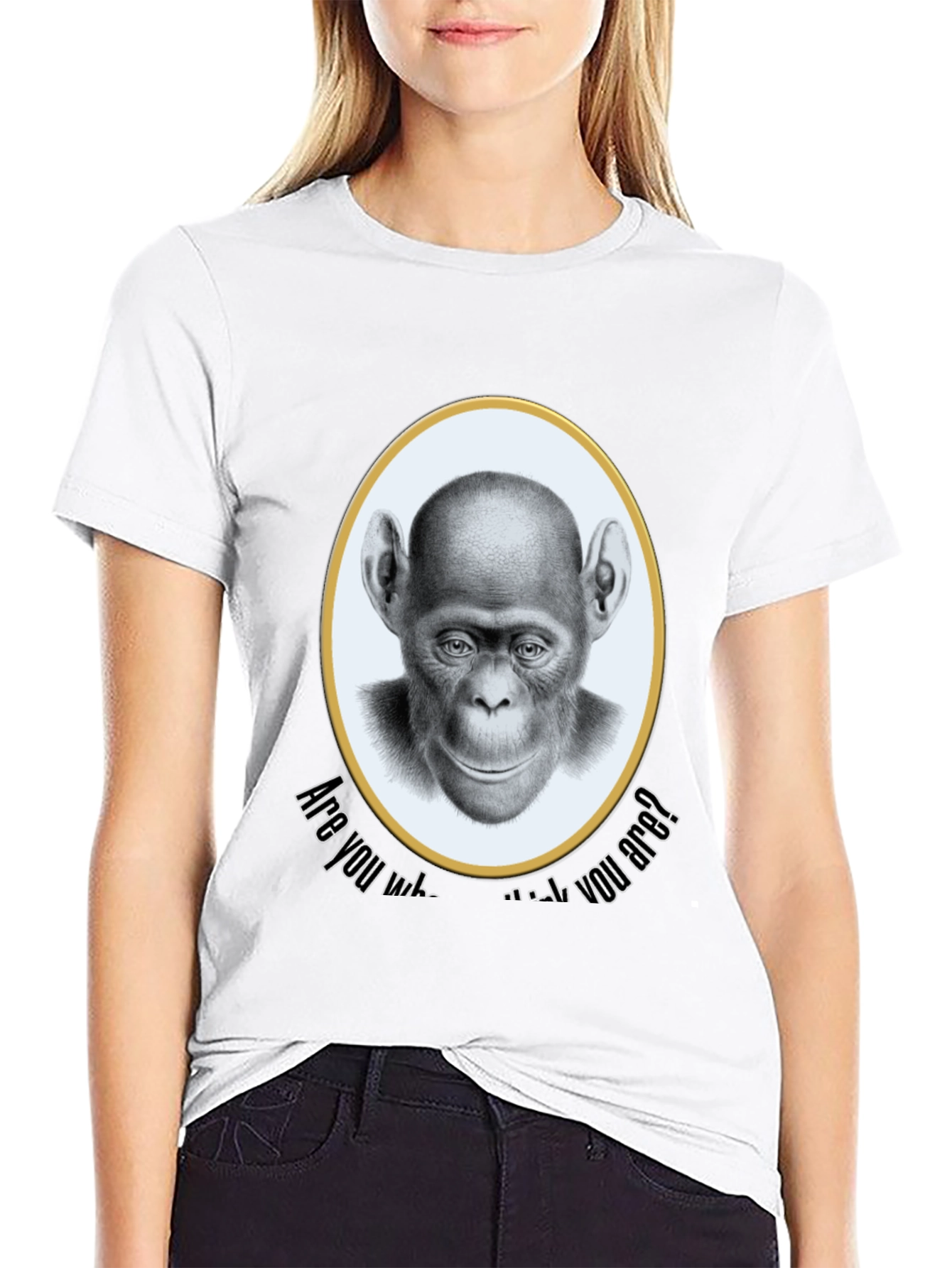 Chimpanzee T-Shirt - Are You Who You Are?