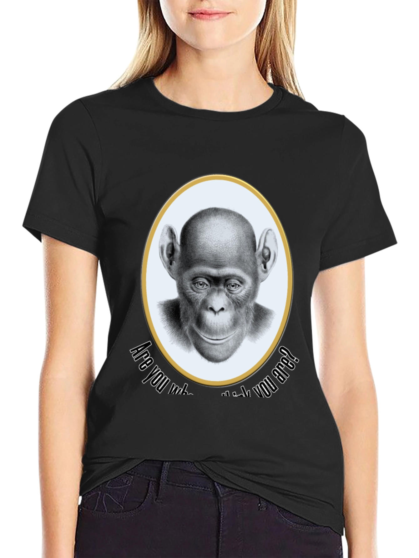 Chimpanzee T-Shirt - Are You Who You Are?