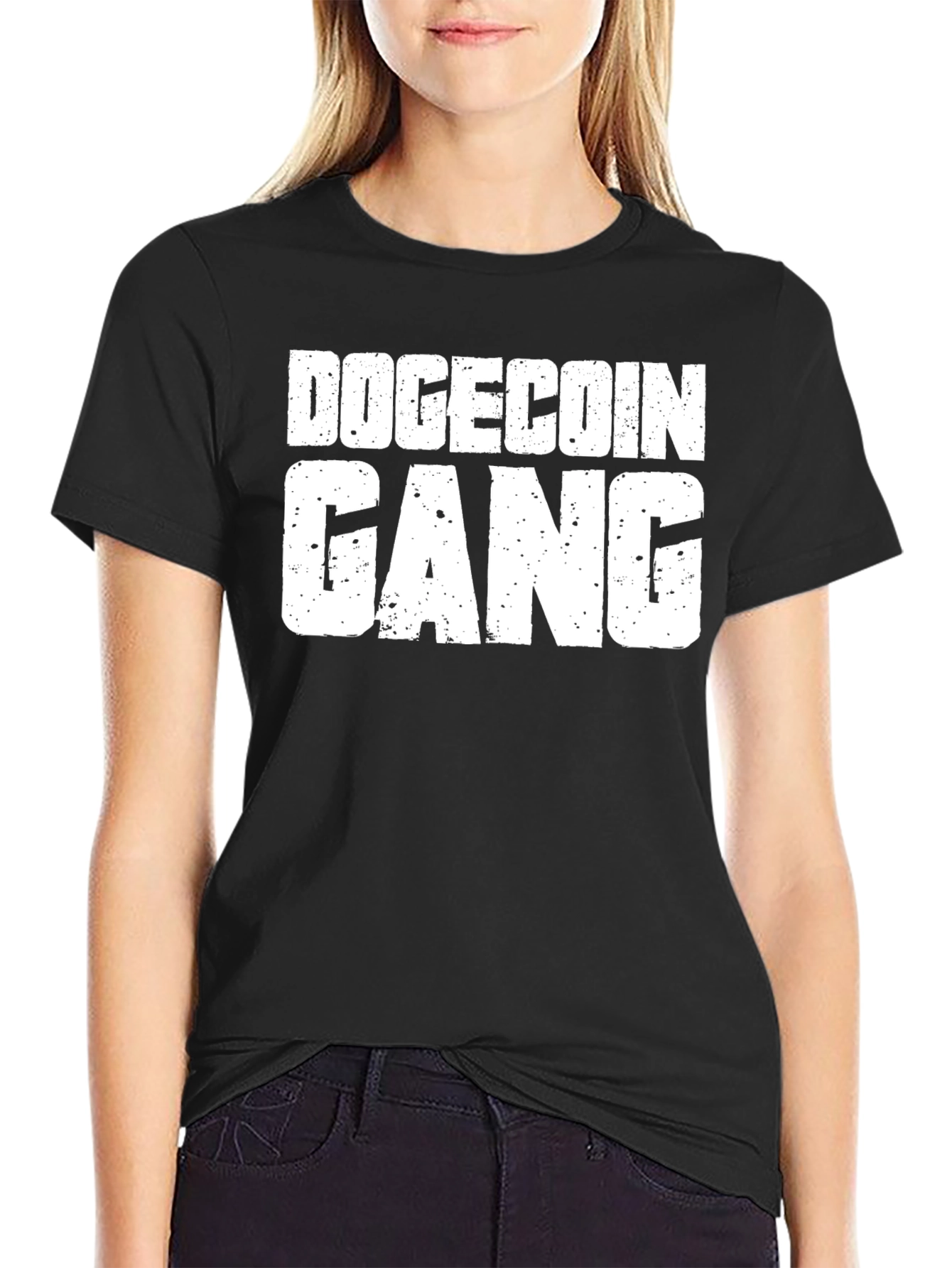 Dogecoin Gang Graphic T-Shirt - Crypto Meme Tee