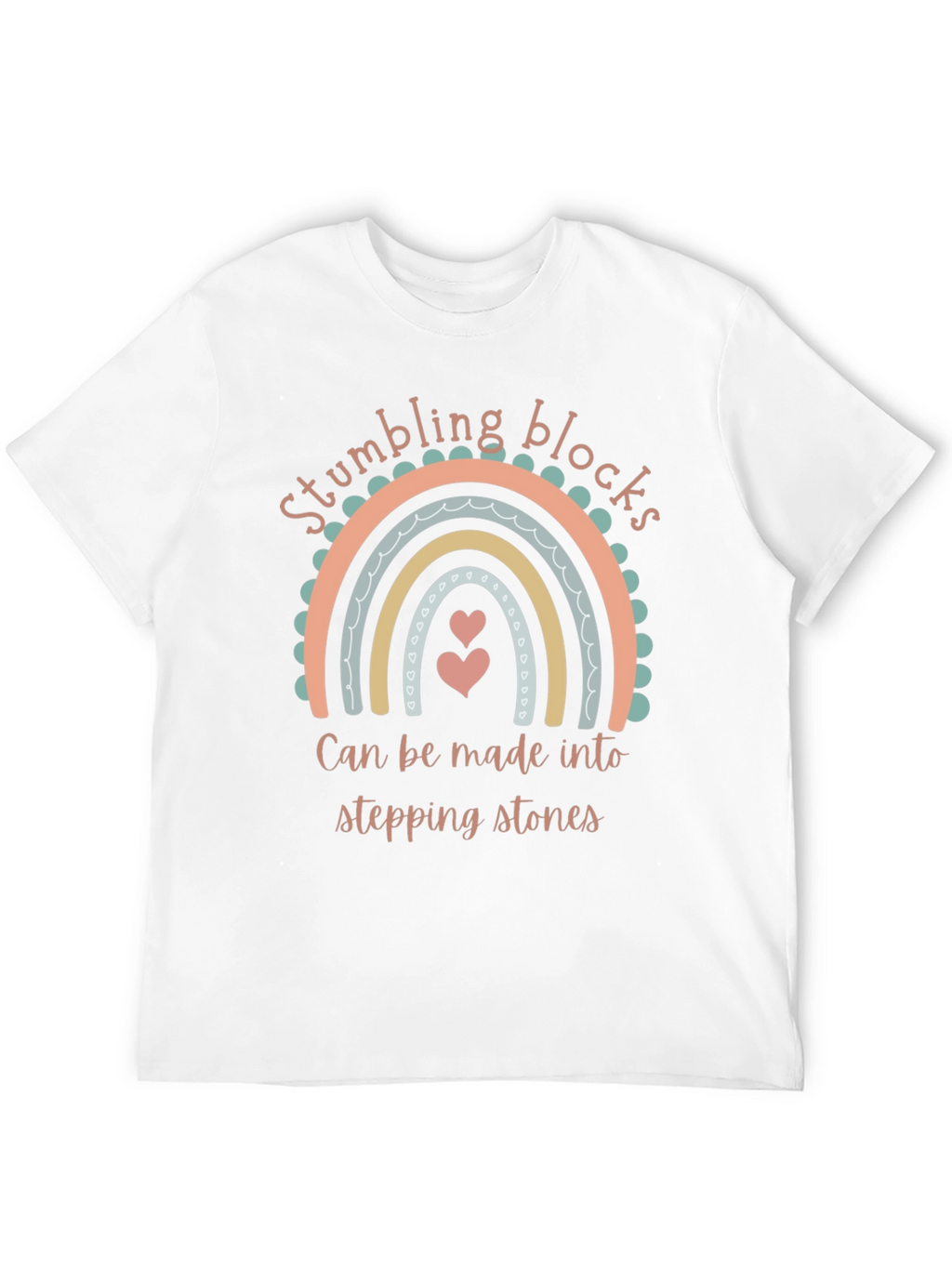 Stumbling Blocks Stepping Stones Graphic T-Shirt