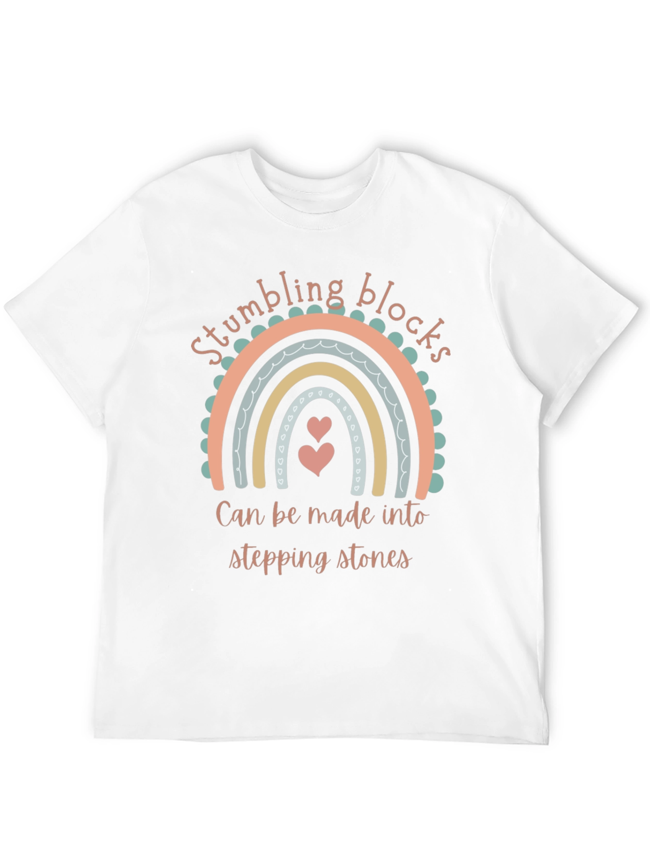 Stumbling Blocks Stepping Stones Graphic T-Shirt