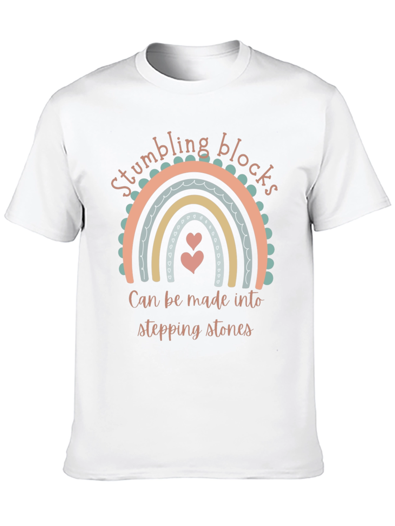 Stumbling Blocks Stepping Stones Graphic T-Shirt