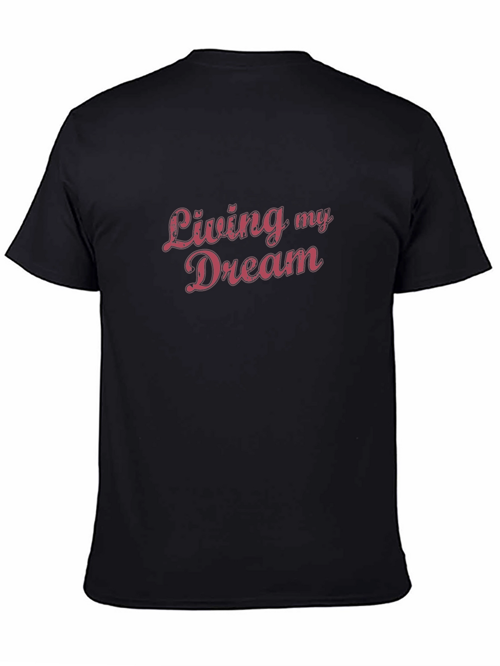 Living My Dream Black Graphic Tee