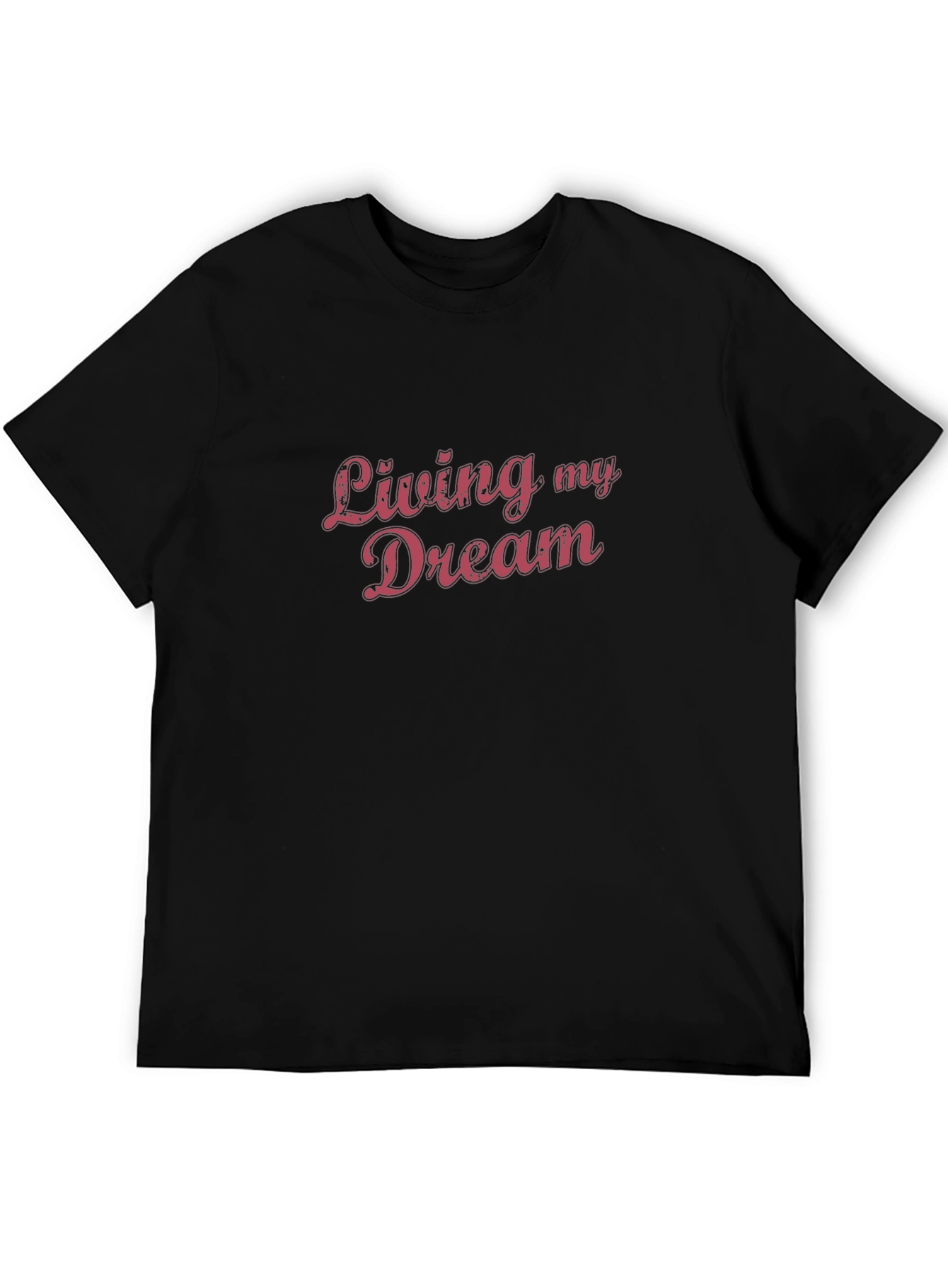 Living My Dream Black Graphic Tee