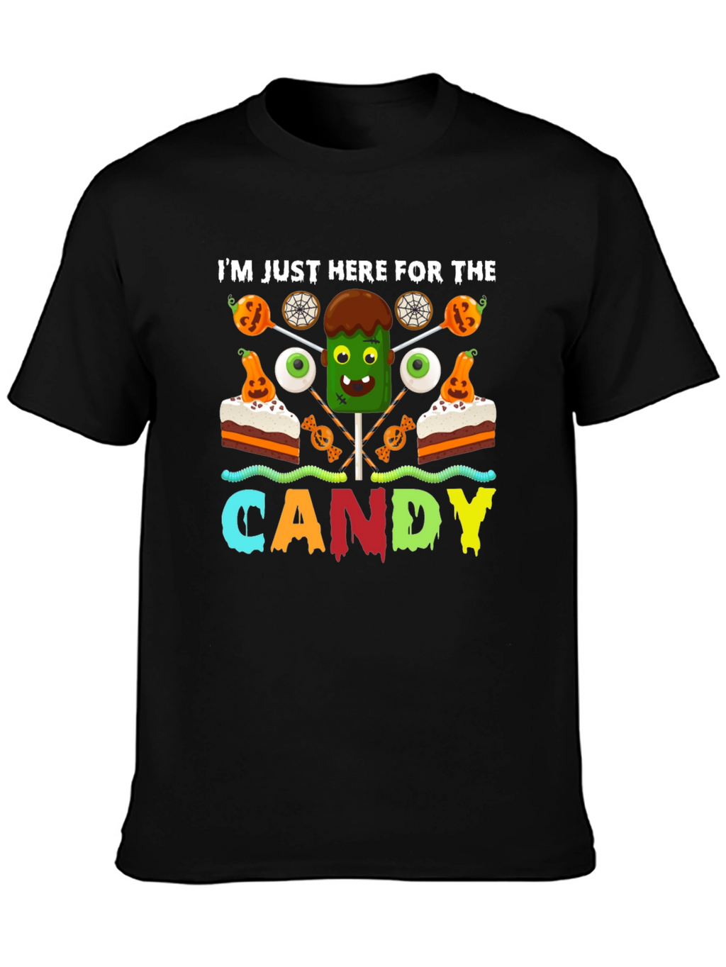 Im Just Here for the Candy Halloween T-Shirt