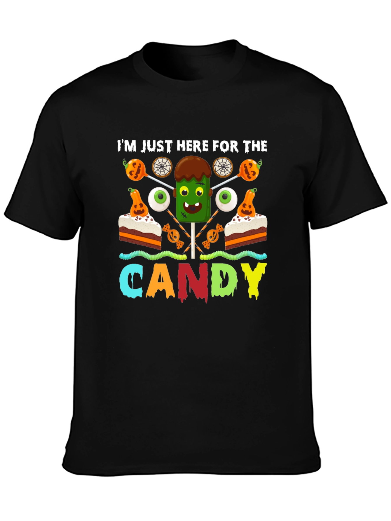 Im Just Here for the Candy Halloween T-Shirt