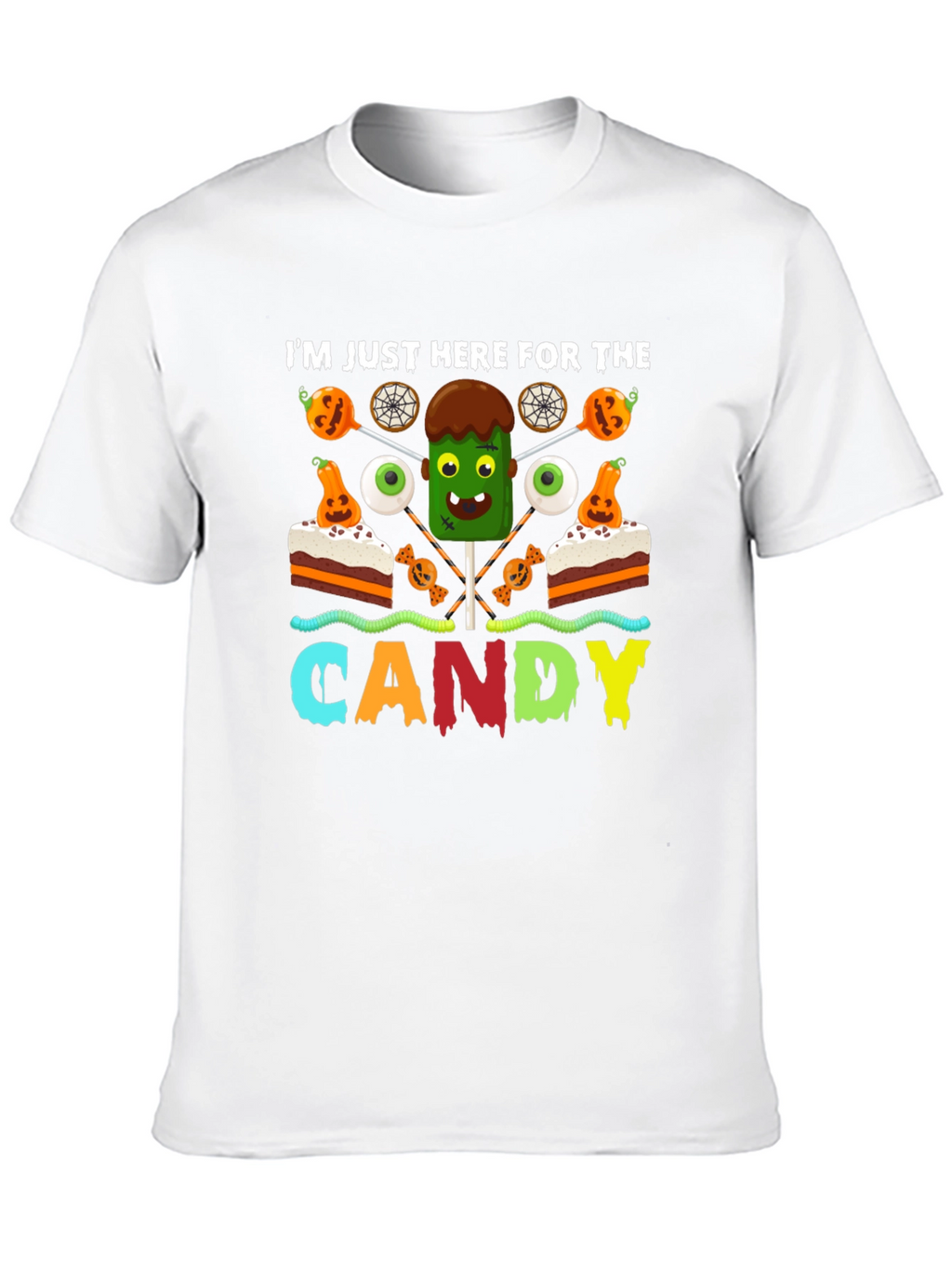 Im Just Here for the Candy Halloween T-Shirt