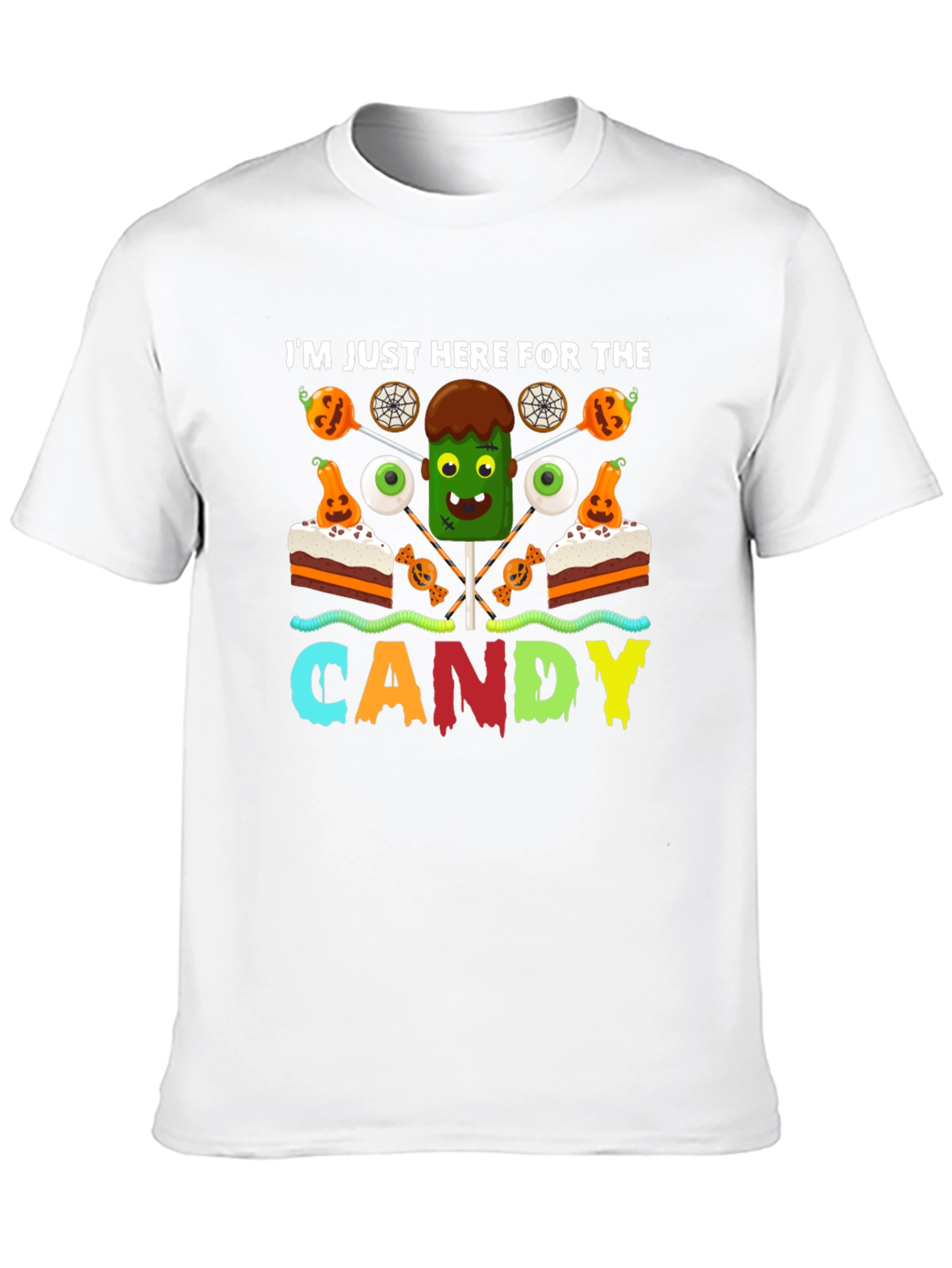 Im Just Here for the Candy Halloween T-Shirt