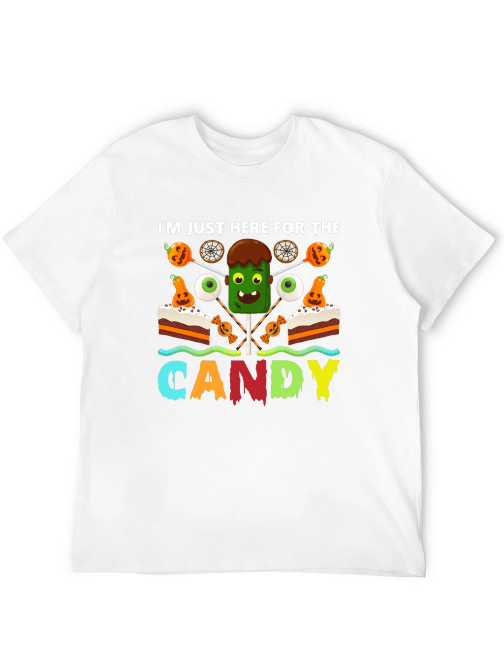 Im Just Here for the Candy Halloween T-Shirt