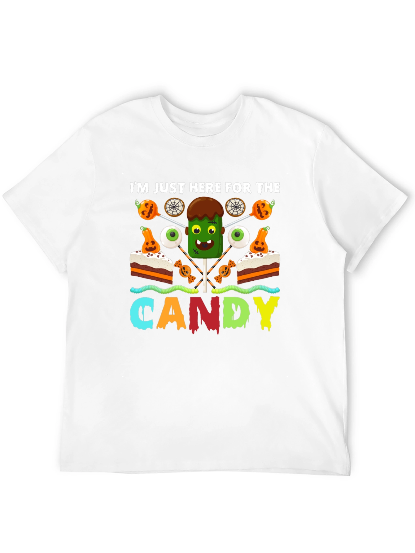 Im Just Here for the Candy Halloween T-Shirt