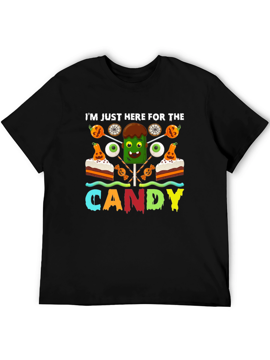 Im Just Here for the Candy Halloween T-Shirt