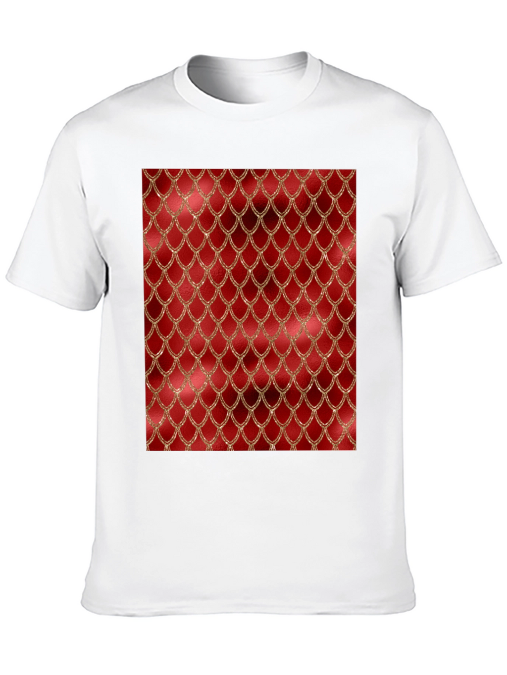 Red Dragon Scale Graphic Tee