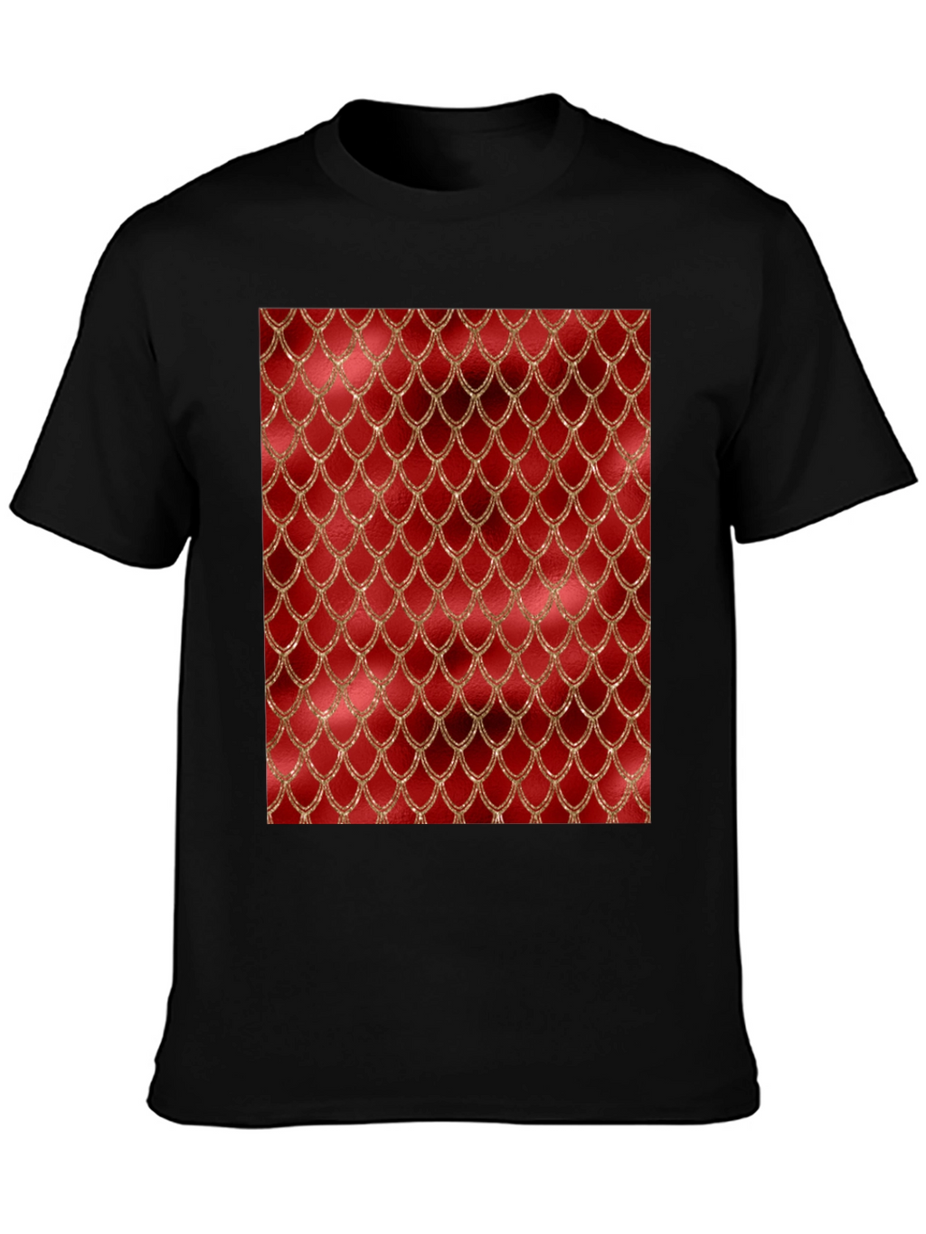 Red Dragon Scale Graphic Tee