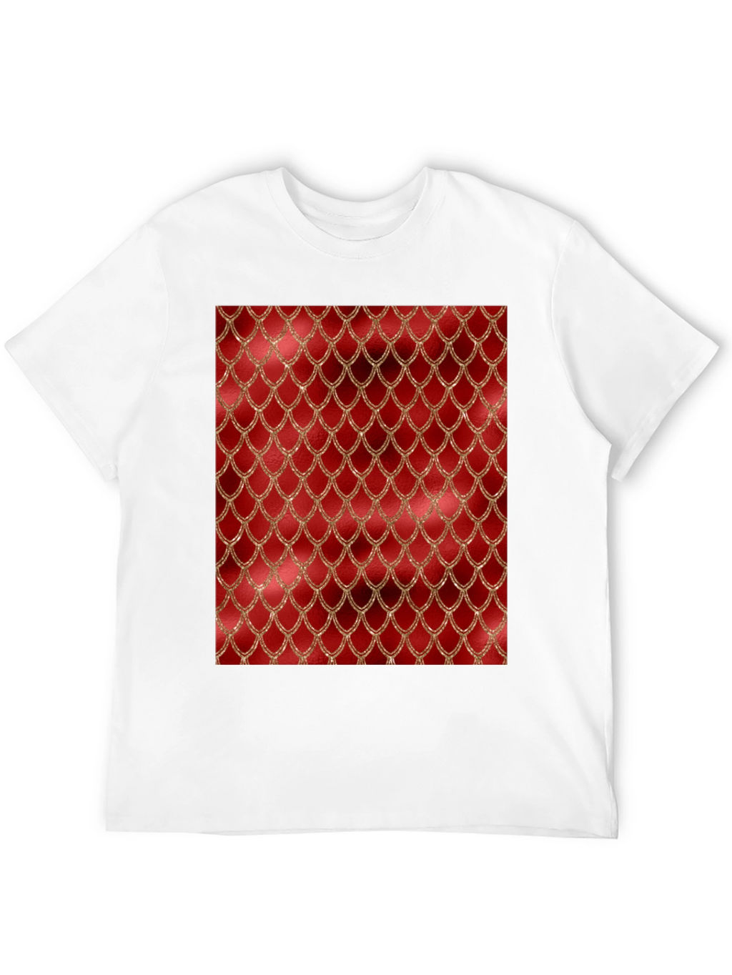 Red Dragon Scale Graphic Tee