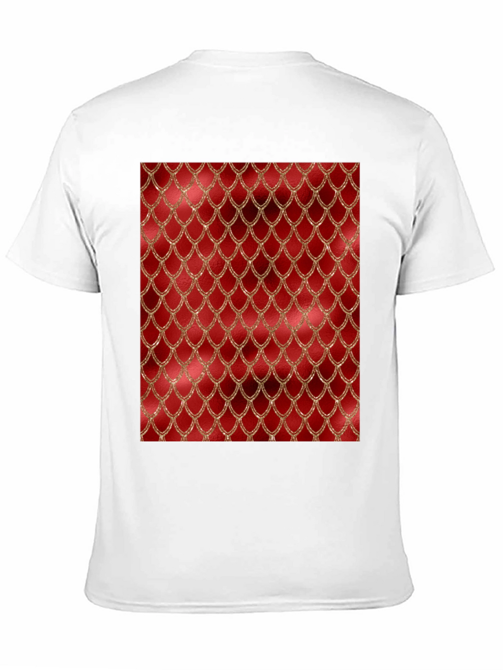 Red Dragon Scale Graphic Tee