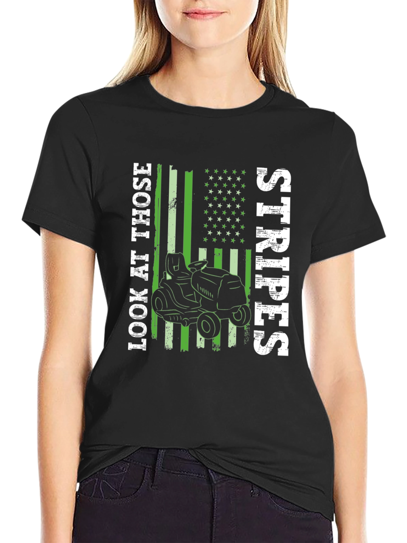 Lawn Mowing Stripes T-Shirt
