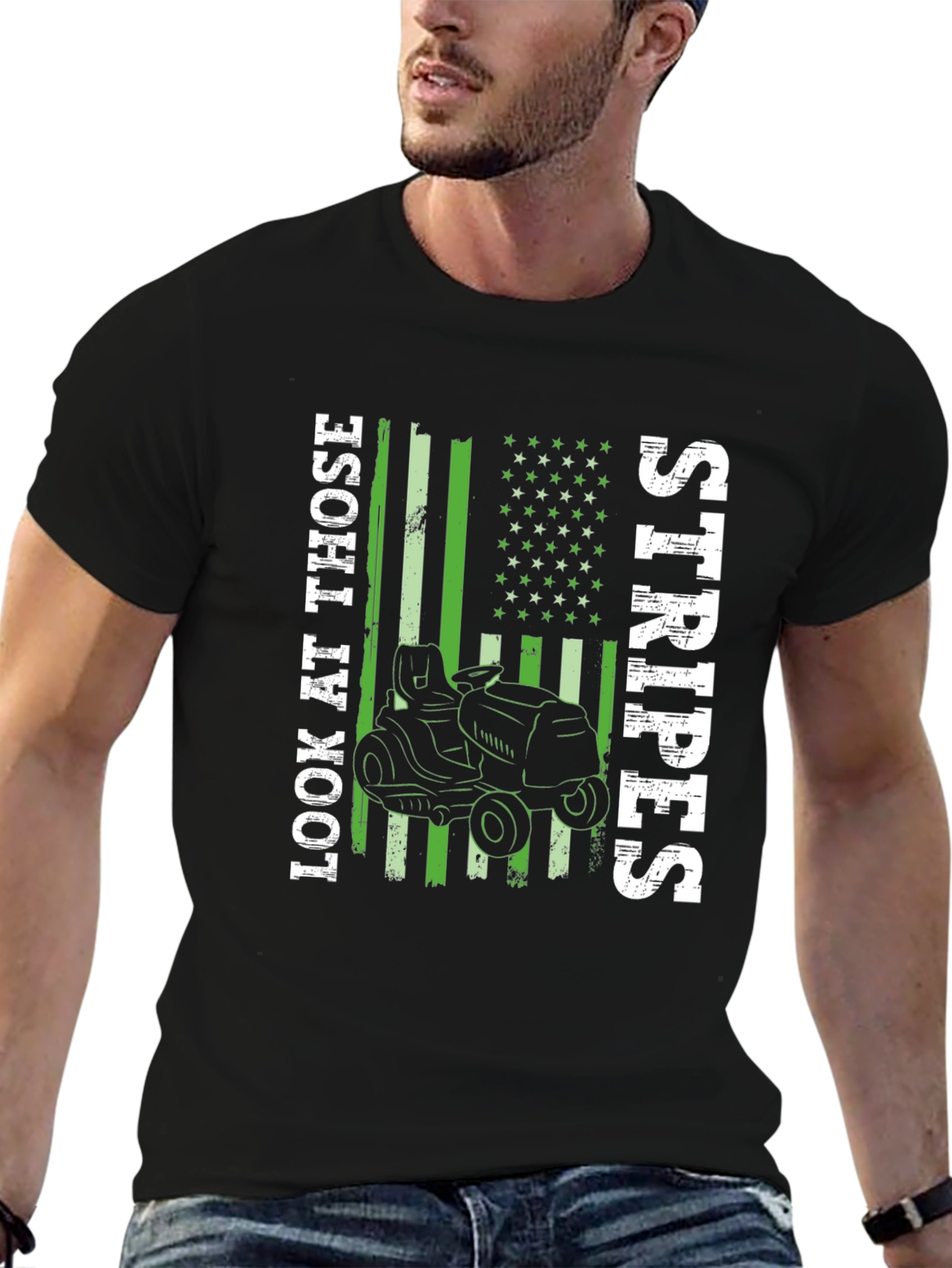 Lawn Mowing Stripes T-Shirt
