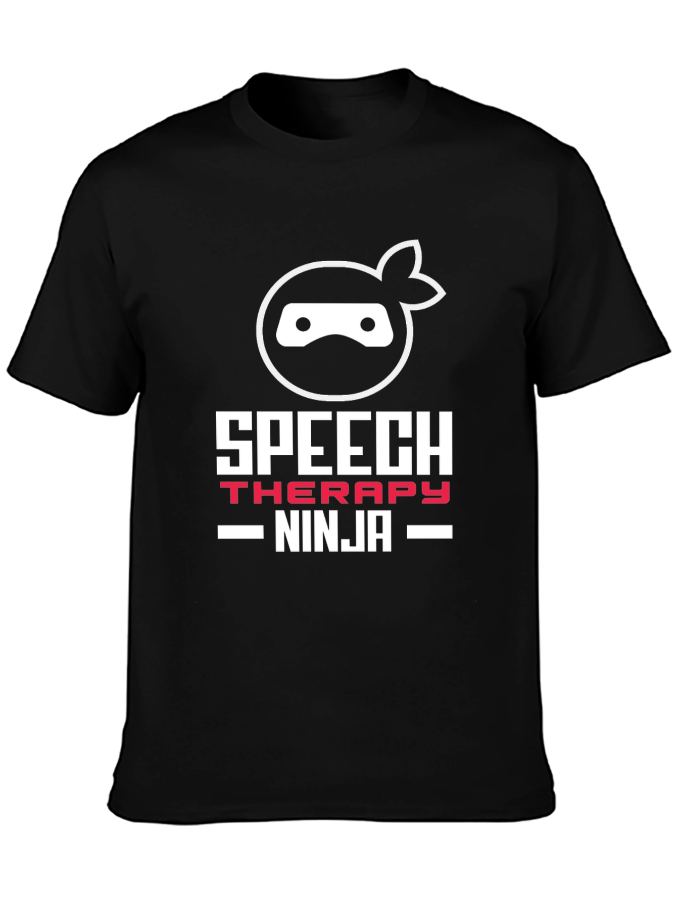 Speech Therapy Ninja T-Shirt - Black