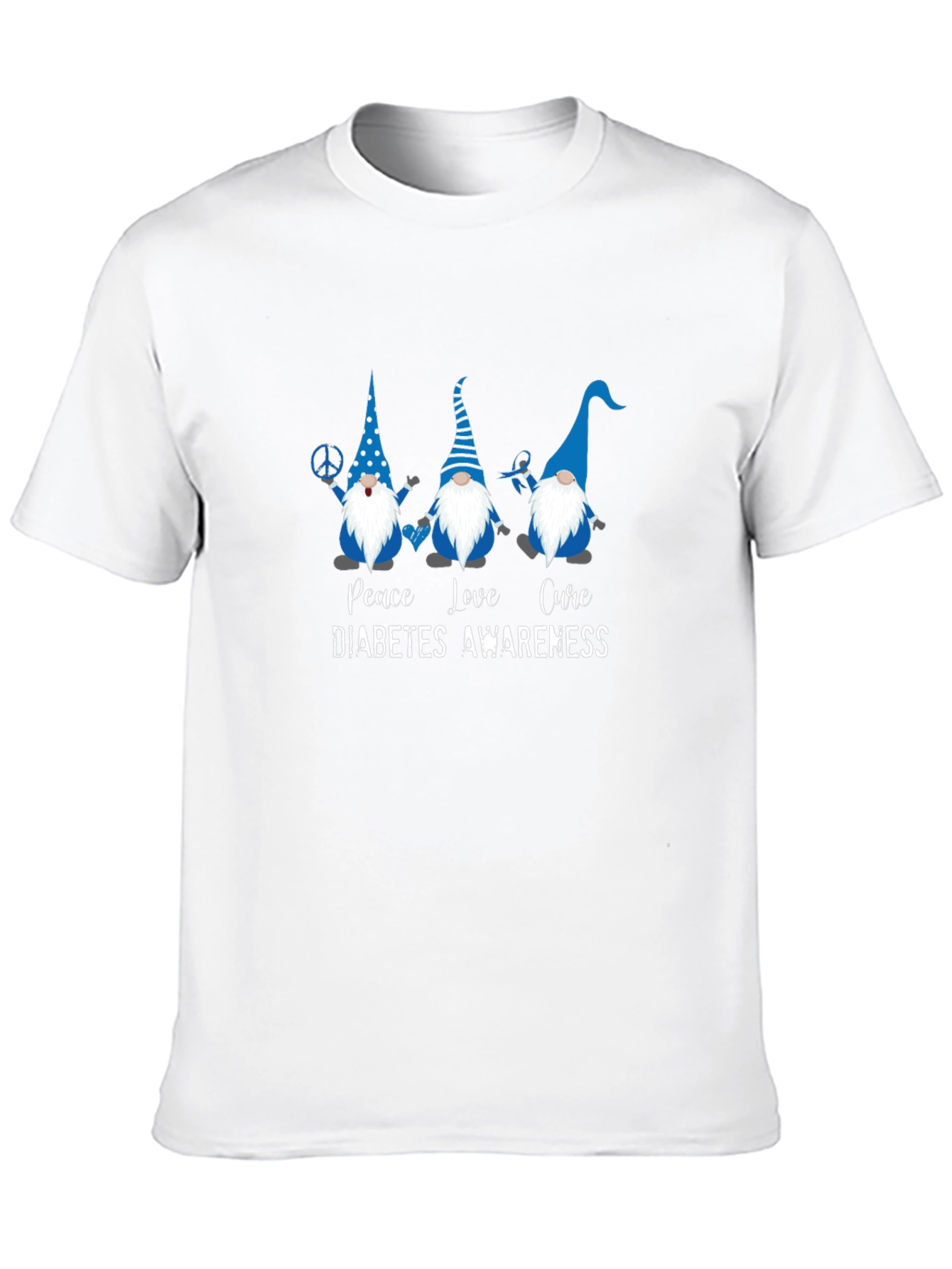 Diabetes Awareness Gnome T-Shirt