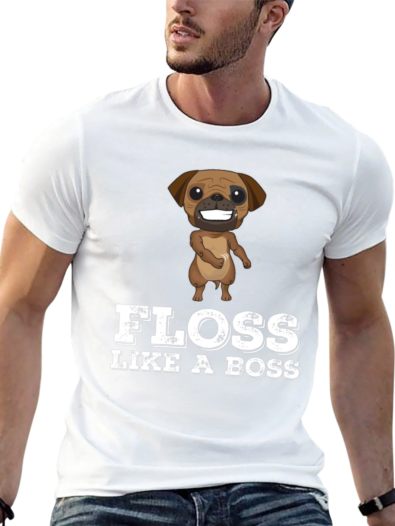 Floss Like A Boss Dog T-Shirt