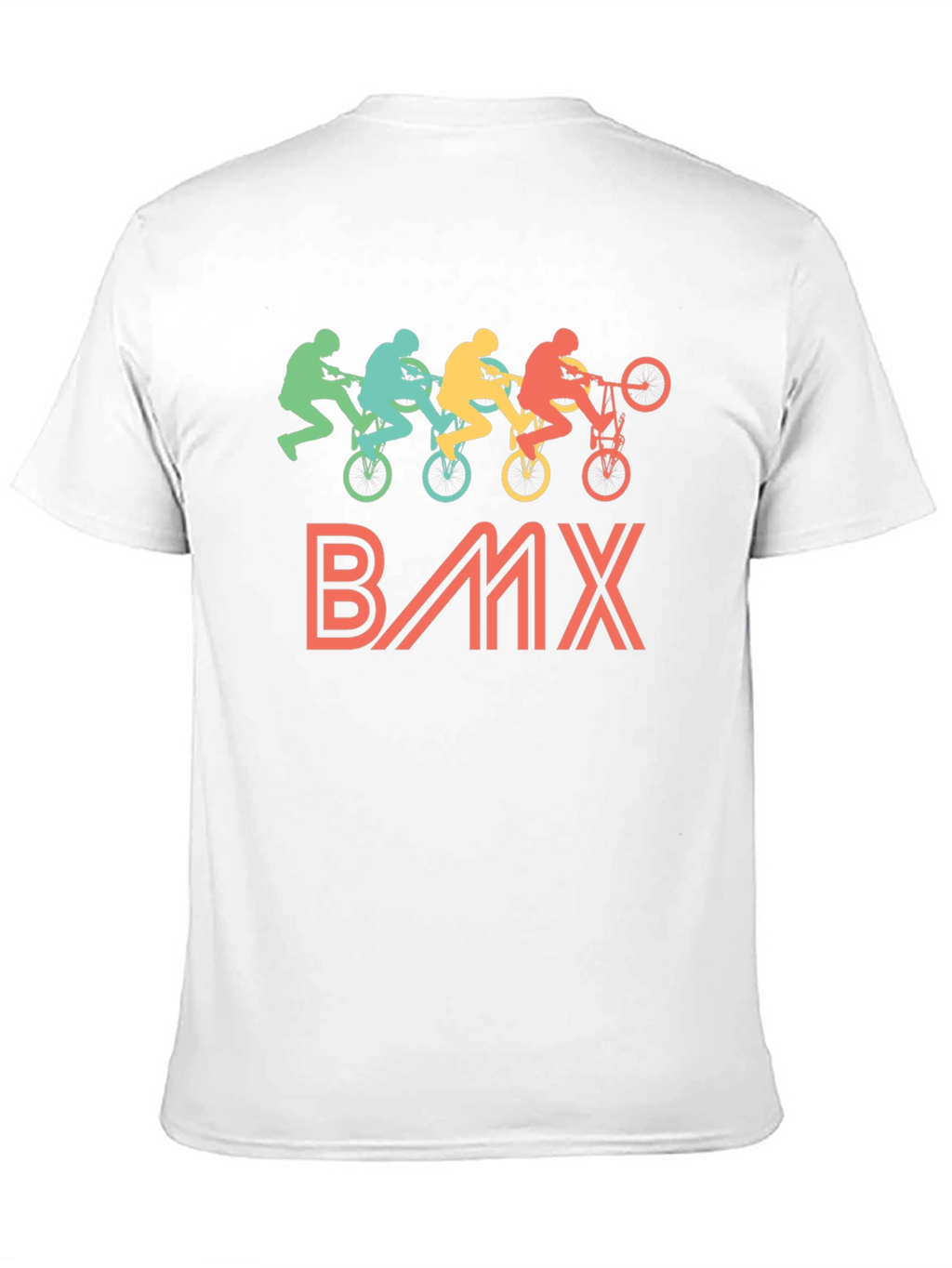 Retro BMX Rider Black T-Shirt
